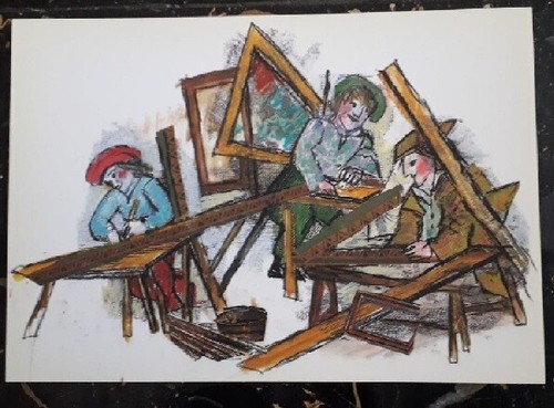 Emanuele luzzati cartolina - luzzati,