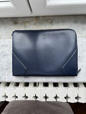 Portadocumenti Montblanc Meisterstuck In Pelle Ink Blu