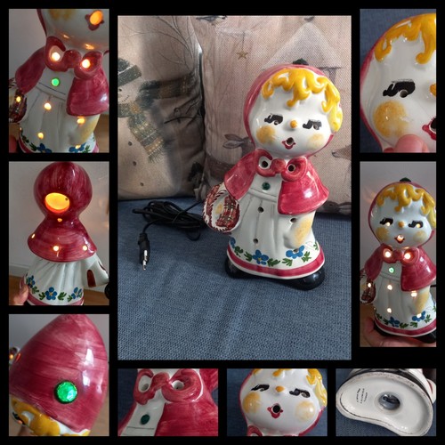 Vintage lampada cappuccetto - lampada,