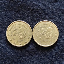 Set di 2 monete da 10 centesimi - Cervantes (2009 - 1999) - Spagna.