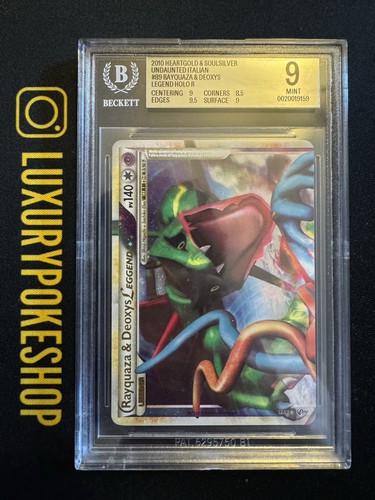 Carta card pokemon - carta, rayquaza