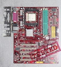 Socket 754 MSI K8T Neo-FSR VIA Apollo K8T800 scheda madre con CPU e protezione I/O