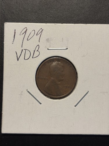 Penny vdb 1909 iniziali - vdb, da