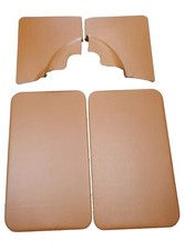 KIT PANNELLI OCRA RIVESTITI IN SKAY FIAT 500 EPOCA MOD F ( ANT+POST)ALTA QUALITA