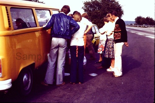 Vintage camper van - camper,
