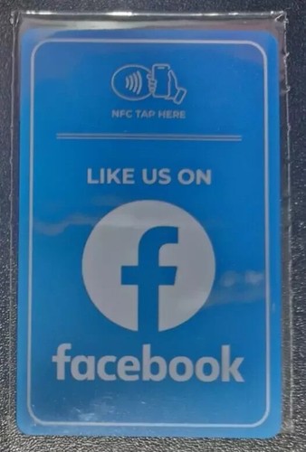 Scheda nfc facebook - like, our