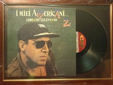 Adriano Celentano - I miei Americani 2 LP Quadro disco vinile 33 giri 40x50cm