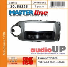 MASCHERINA RADIO 1 DIN YARIS