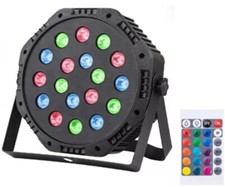 Luce LED PAR strobo 18 LED RGB