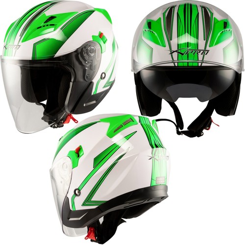 Casco moto scooter - jet, doppia
