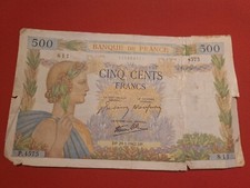 500 francs Paix, France, 1940-42 - a scelta (Francia, 500 franchi Pace)