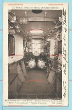 cartolina Interno di sommergibile Tipo F - Locale di lancio - Fiat - Ansaldo