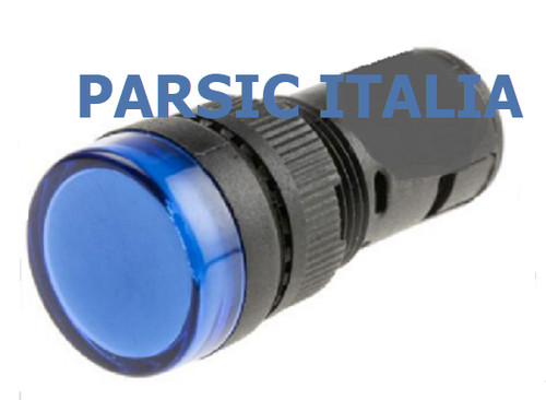 Spia led 12v blu - spia,