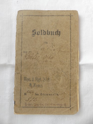 Libro soldatini originale ww1