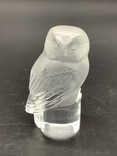 Lalique France Gufo Figura