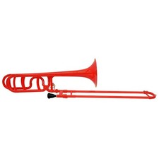 ZO TB-01 Trombone basso tenore in plastica (foro grande) colore: rosso