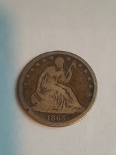 1865-S Mezzo dollaro Liberty