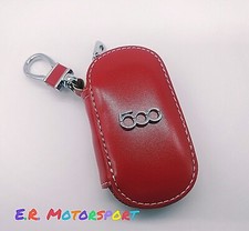 Portachiavi in Ecopelle ROSSO