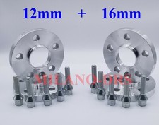 KIT 4 DISTANZIALI RUOTA 12+16mm VOLVO XC60 - XC70 II + BULLONI