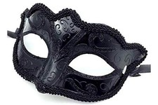 Maschera Colore Nero Carnevale