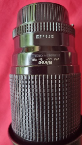 Nikon zoom 240mm - 75/240mm, noir