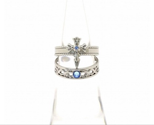 Anello blaster doppio argento - blaster,