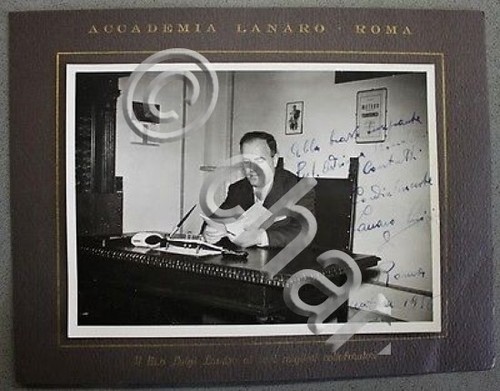 Autografo fotografia - autografo, su