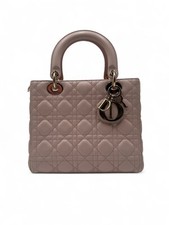Christian Dior Lady Dior In Pelle Beig In Ottimo Stato