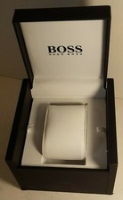 BOSS-HUGO BOSS -SCATOLA PER OROLOGIO -VINTAGE- RARE WATCH BOX -CASE- CAJA-6+