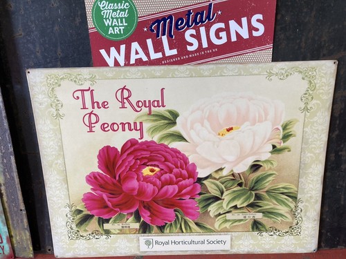 Metal wall sign - xl,