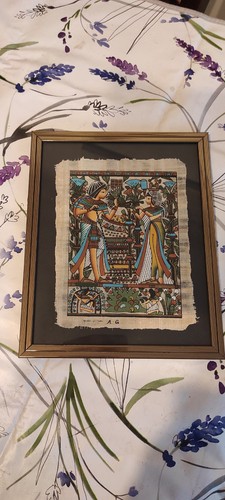 Quadro con papiro egiziano