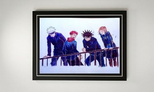 Arte originale jujutsu kaisen - arte,