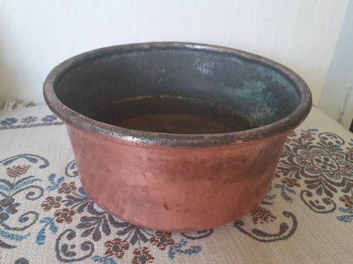 Vecchio porta vaso - in, rame