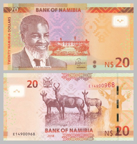 Namibia dollari 2018 non - 2018,