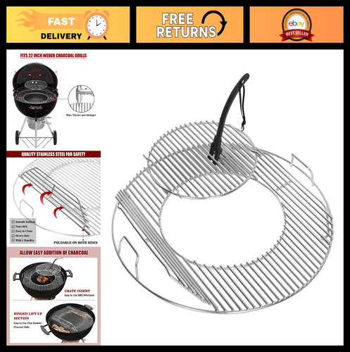 Stainless steel cooking grate - stainless,