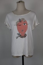 LIU JO MAGLIA TOP DONNA TG. 38 WOMAN CASUAL VINTAGE T-SHIRT TOP VISCOSA