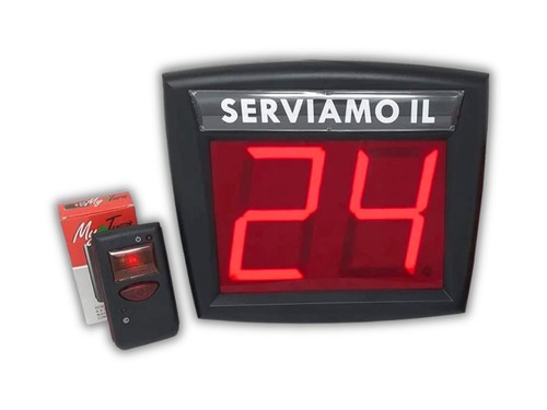 Display eliminacode led rosso - display,