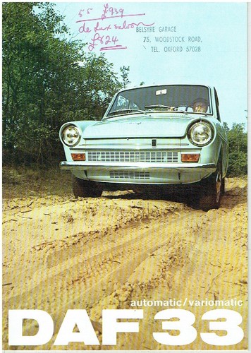 Daf de luxe berlina - daf, 33