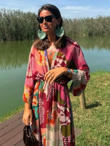 Abito floreale zara nuovo - floreale,