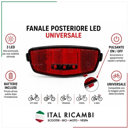 Fanale fanalino bicicletta - fanalino,