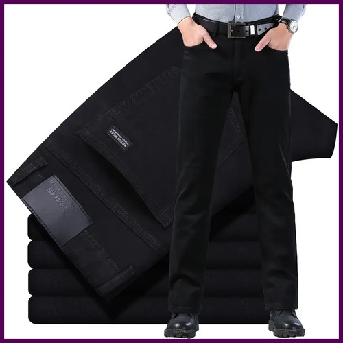 Jeans uomo classico - nero, slim