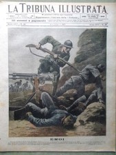 La Tribuna Illustrata 22 Luglio 1917 WW1 Rossoni Cavallotti Isonzo Zucchero Nero