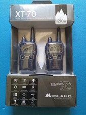 Midland XT70 24 Canali Ricetrasmittenti Set di 2 - Nere