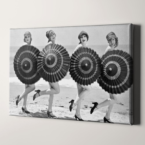 Ombrellone spiaggia vintage - ombrellone, da