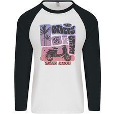 T-Shirt Baseball Uomo Scooter i Cavalieri della Tempesta Moto L/S