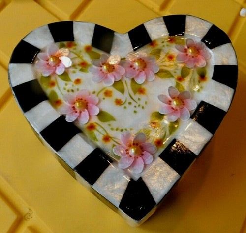 Mackenzie scatola cuore fiore - cuore,