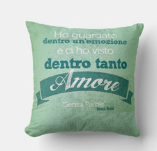 CUSCINO 40x40 FRASE DEDICA