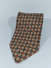 OLIVER made in valentino cravatta  100%seta silk multicolore geometrico A946