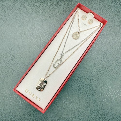 Guess collana orecchino set - guess,