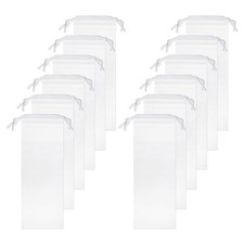 12pz Buste per Ombrelli 15,4"x5,5" Custodie Pieghevoli per Ombrelli Bagnati